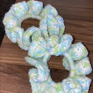 Handmade Crochet Scrunchies! (2) BUNDLE